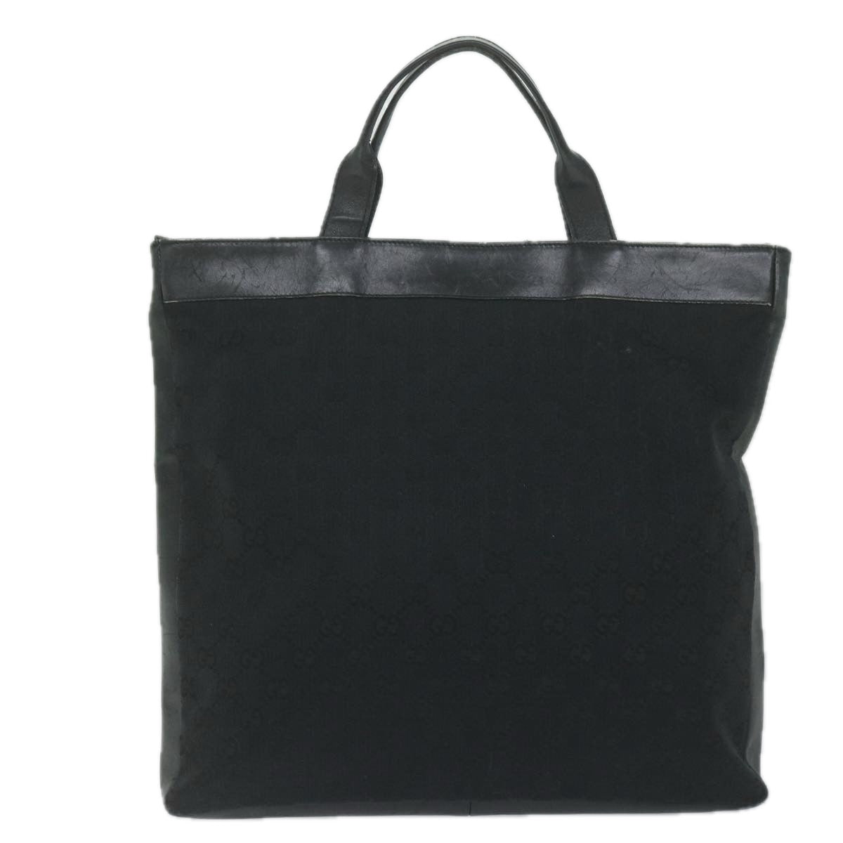 GUCCI GG Canvas Hand Bag Black 001 4083 60788