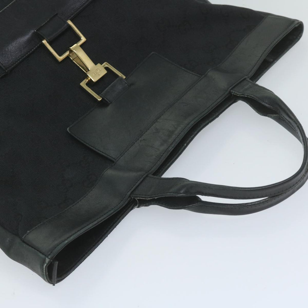 GUCCI GG Canvas Hand Bag Black 001 4083 60788