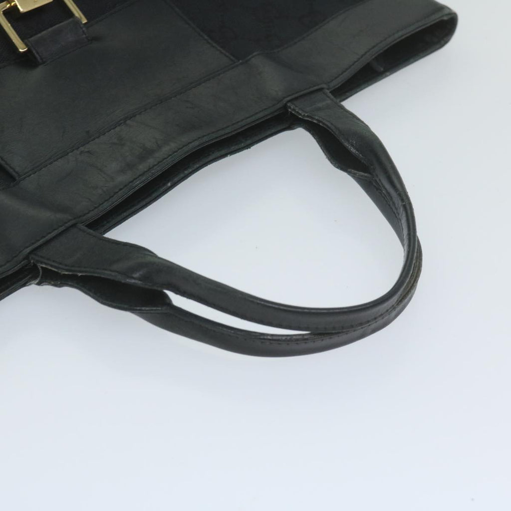 GUCCI GG Canvas Hand Bag Black 001 4083 60788