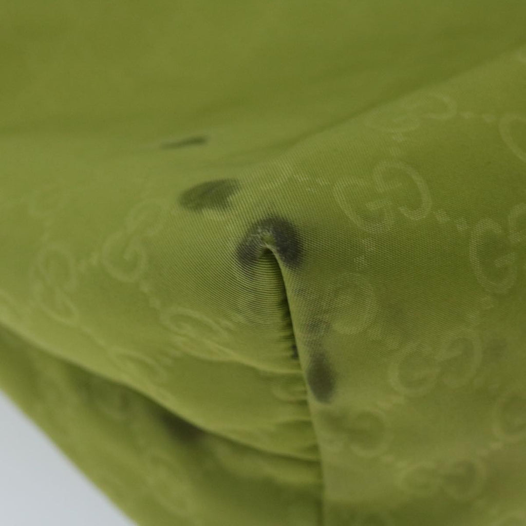 GUCCI GG Canvas Tote Bag Green 295252 60789