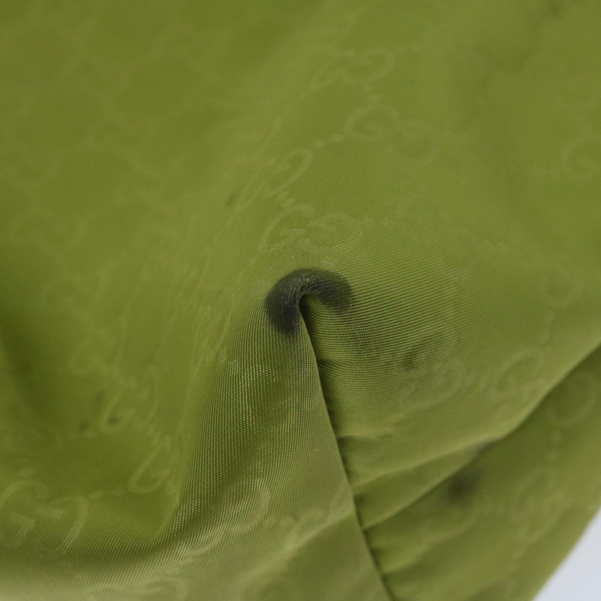 GUCCI GG Canvas Tote Bag Green 295252 60789