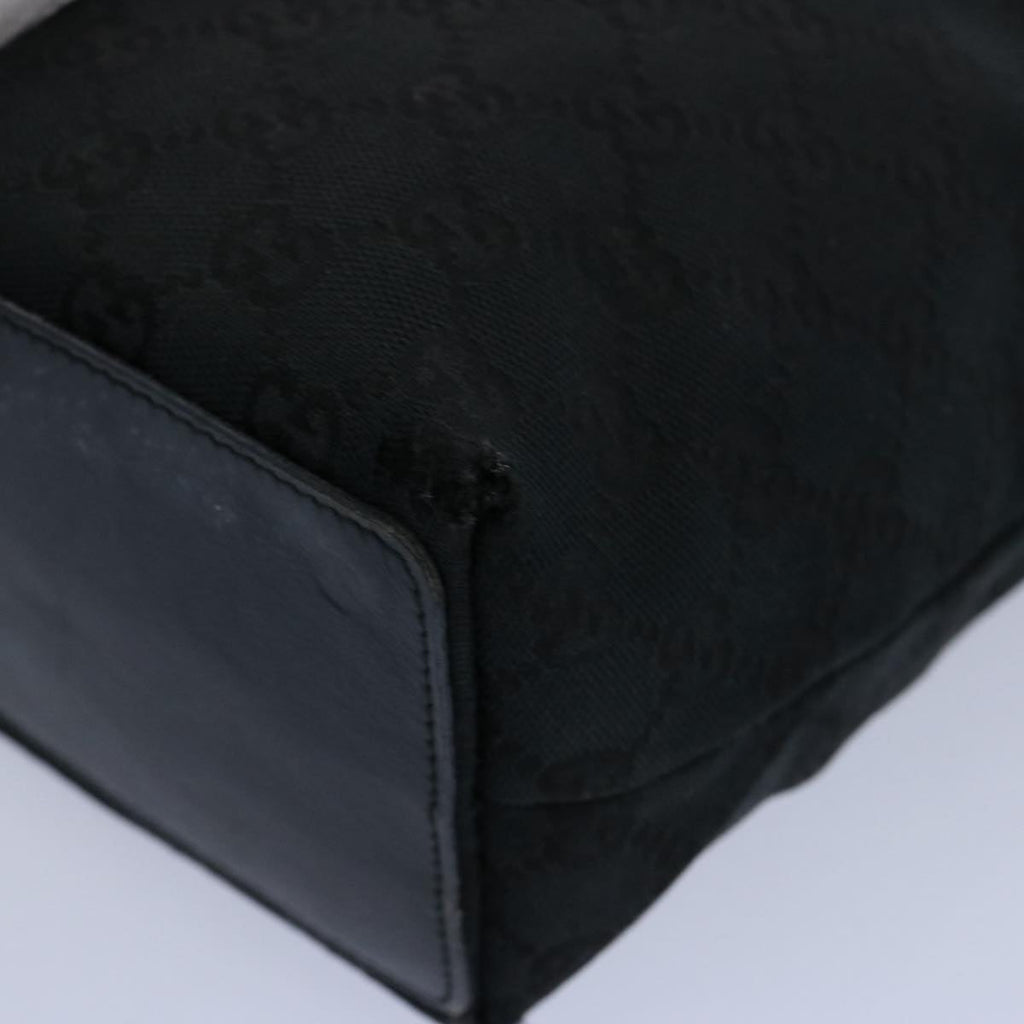GUCCI GG Canvas Tote Bag Black 002 1099 60792