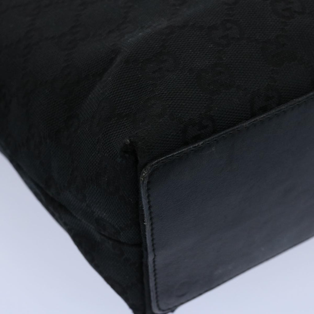 GUCCI GG Canvas Tote Bag Black 002 1099 60792