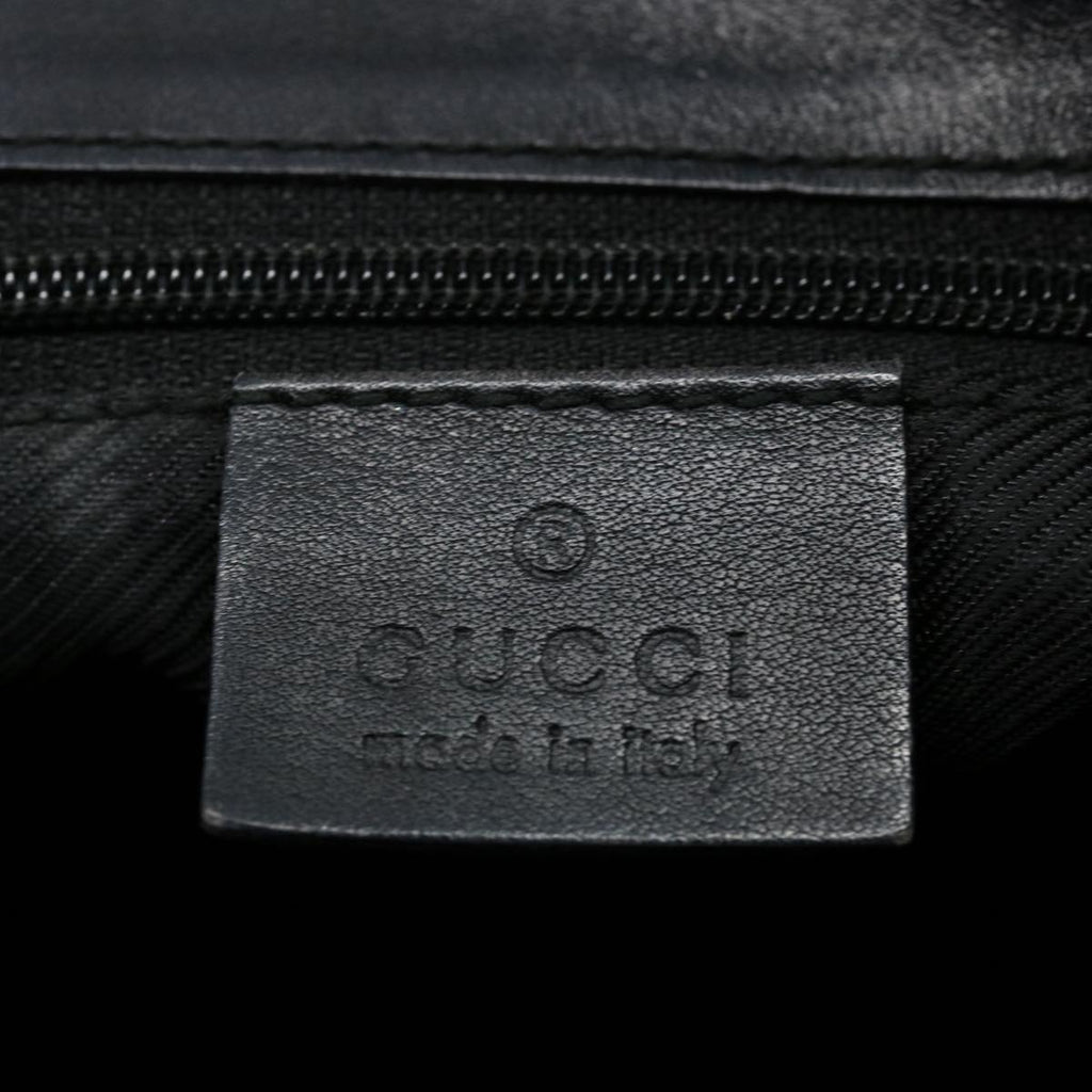 GUCCI GG Canvas Tote Bag Black 002 1099 60792