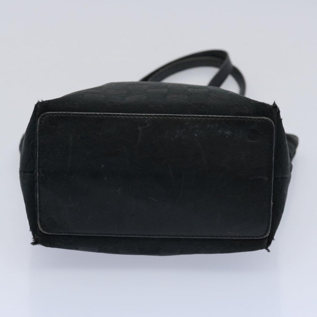 GUCCI GG Canvas Tote Bag Black 002 1099 60792