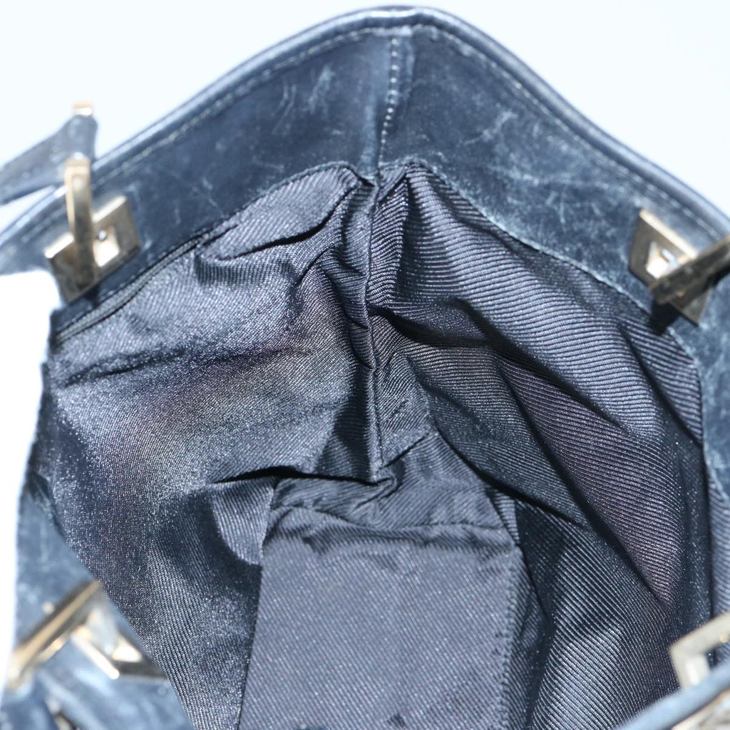 GUCCI GG Canvas Tote Bag Black 31244 60793