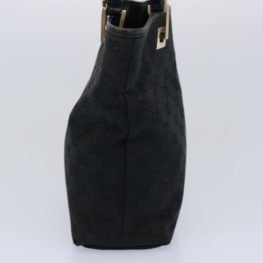 GUCCI GG Canvas Tote Bag Black 31244 60793