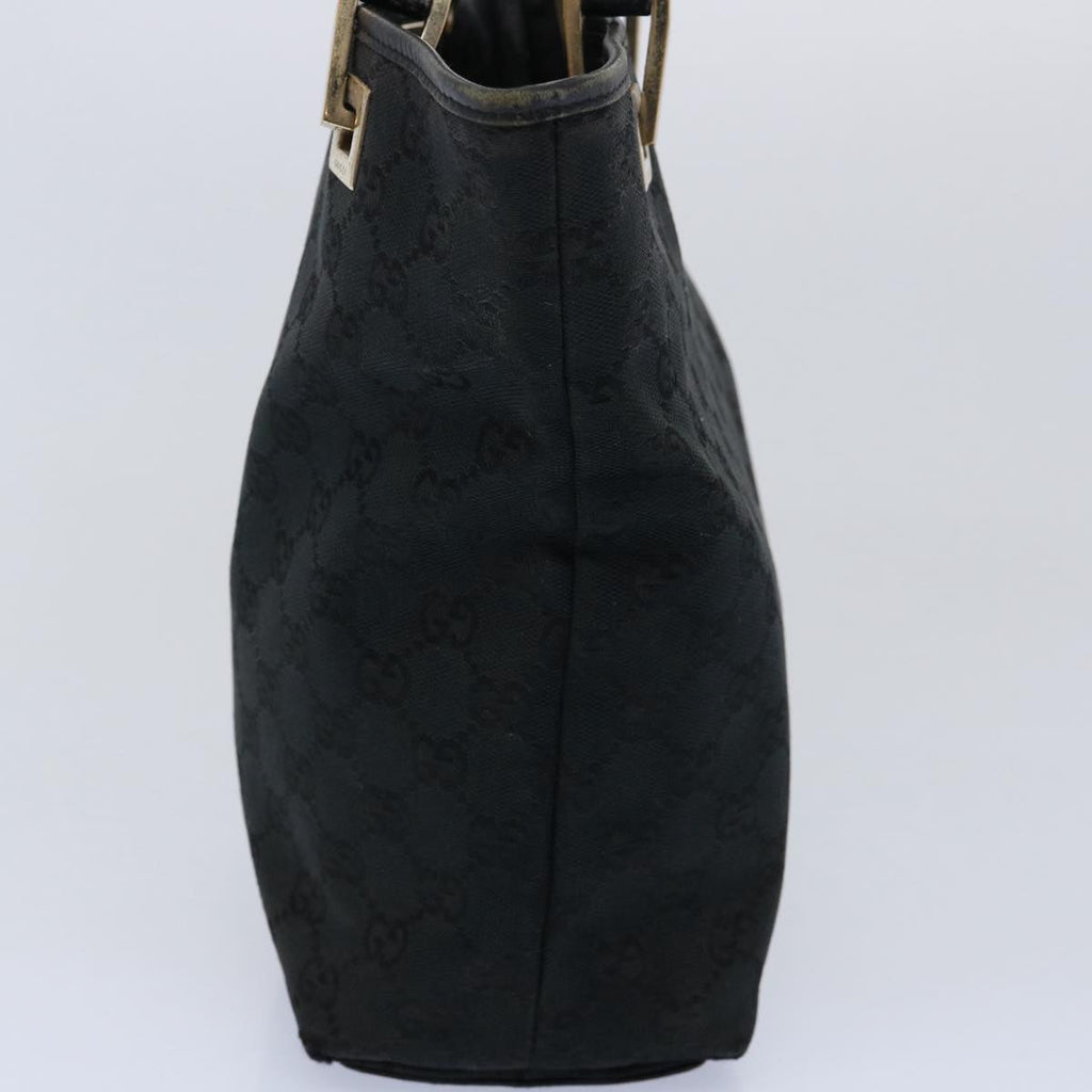 GUCCI GG Canvas Tote Bag Black 31244 60793