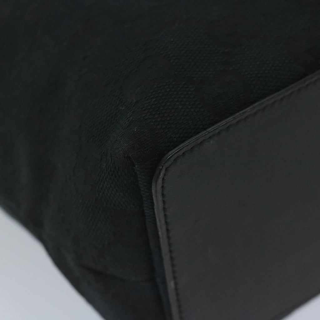 GUCCI GG Canvas Tote Bag Black 002 1099 60794