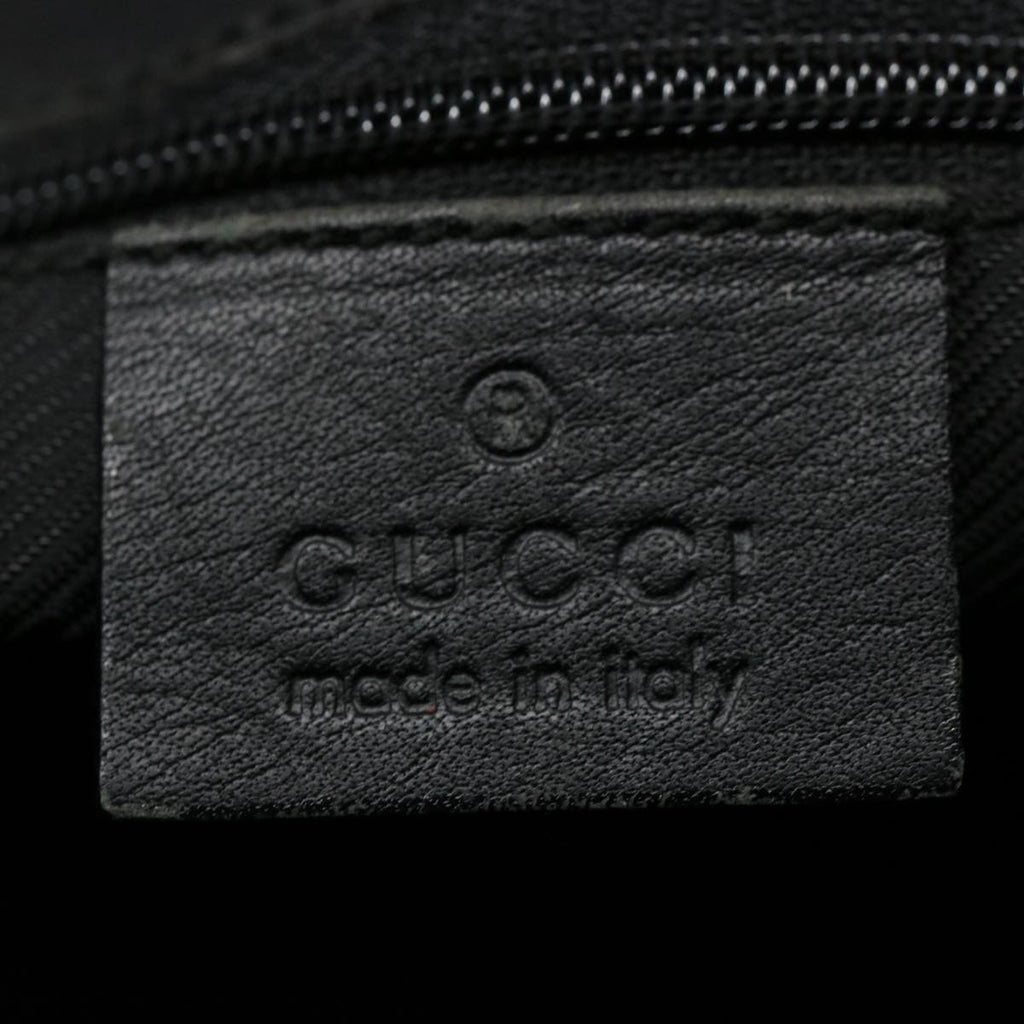 GUCCI GG Canvas Tote Bag Black 002 1099 60794