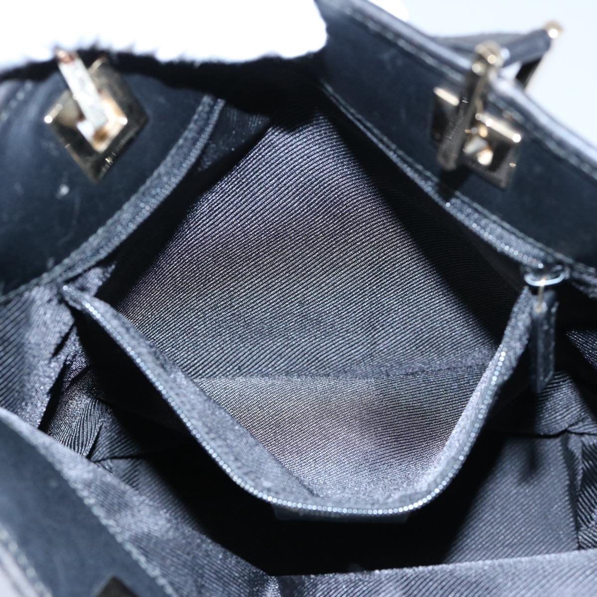 GUCCI GG Canvas Tote Bag Black 002 1099 60794