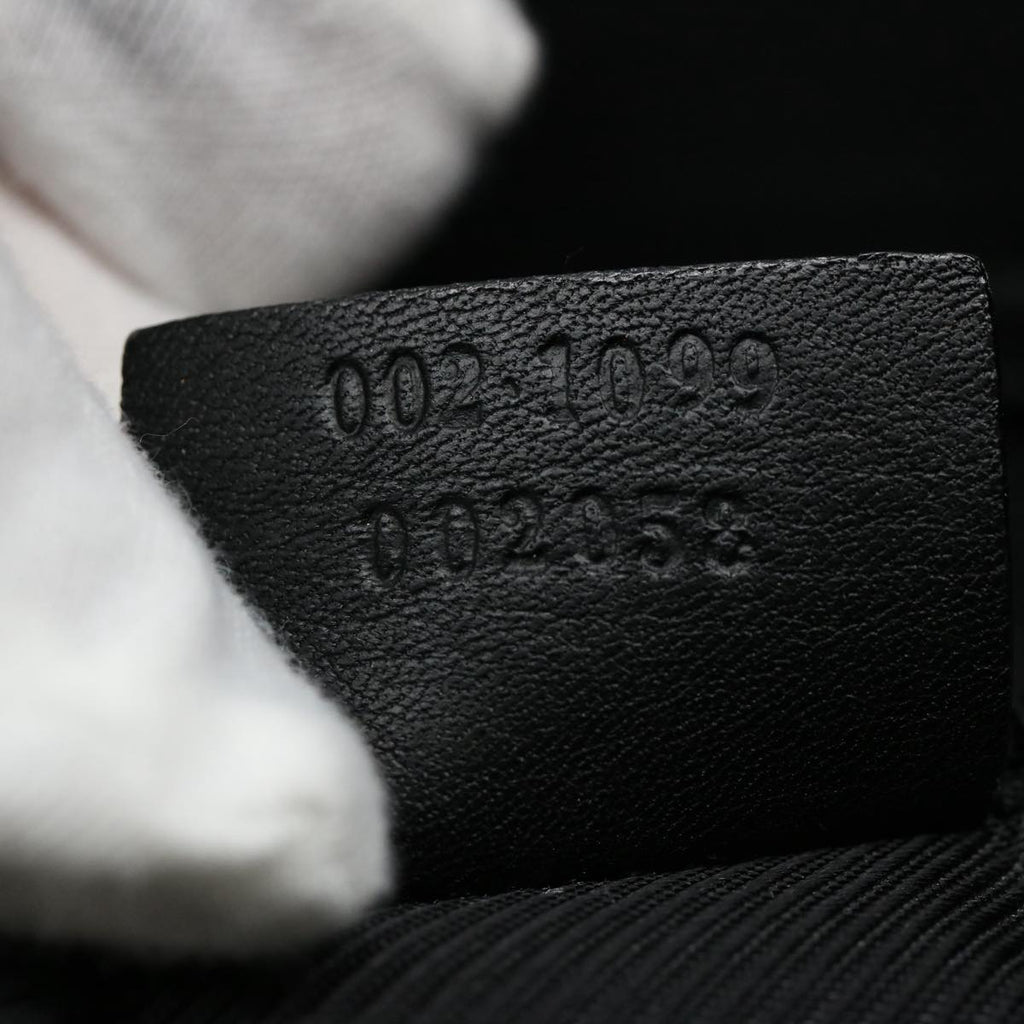 GUCCI GG Canvas Tote Bag Black 002 1099 60794