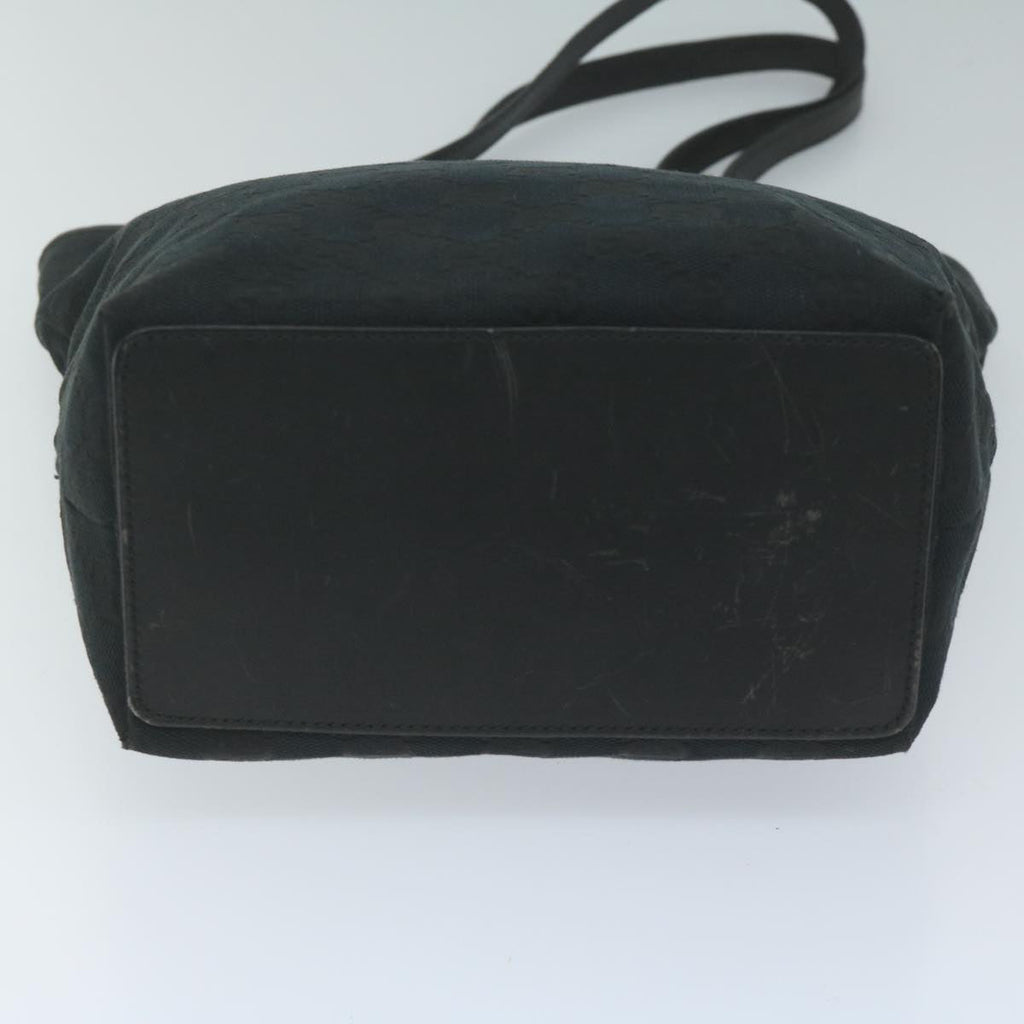 GUCCI GG Canvas Tote Bag Black 002 1099 60794