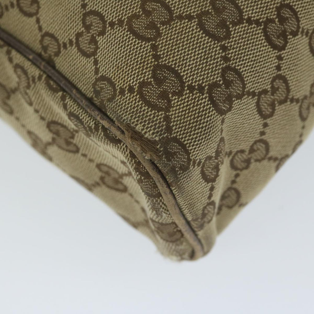 GUCCI GG Canvas Shoulder Bag Beige 146236 60797