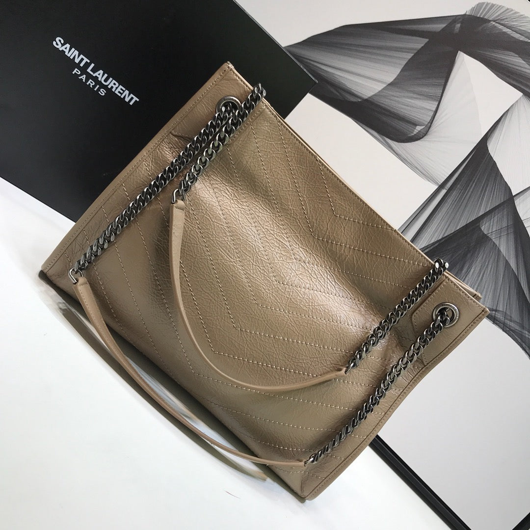 GLAMI Niki MeGLAMIum Shopping Bag Beige For Women 12.6in/32cm YSL