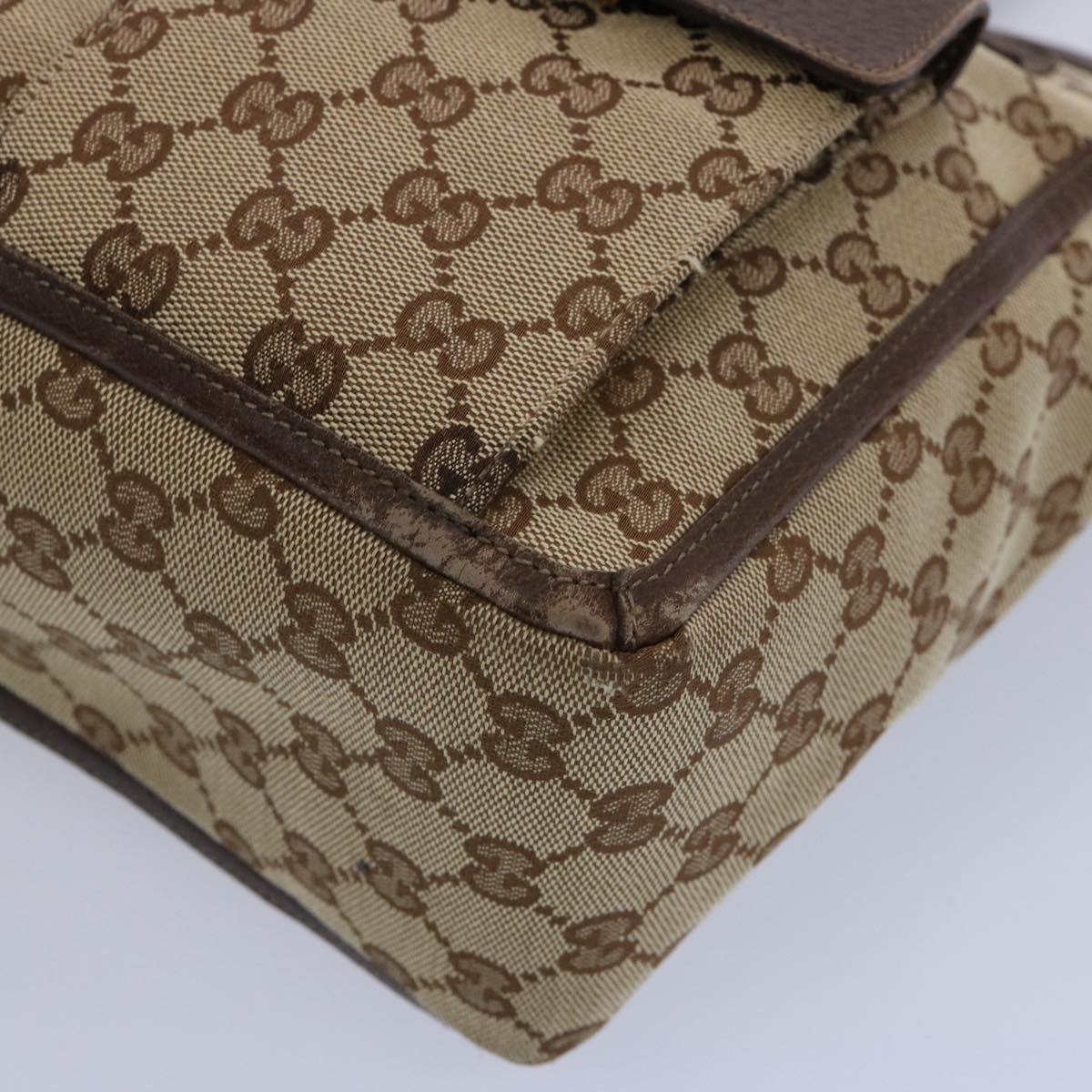 GUCCI GG Canvas Tote Bag Beige 146247 60800