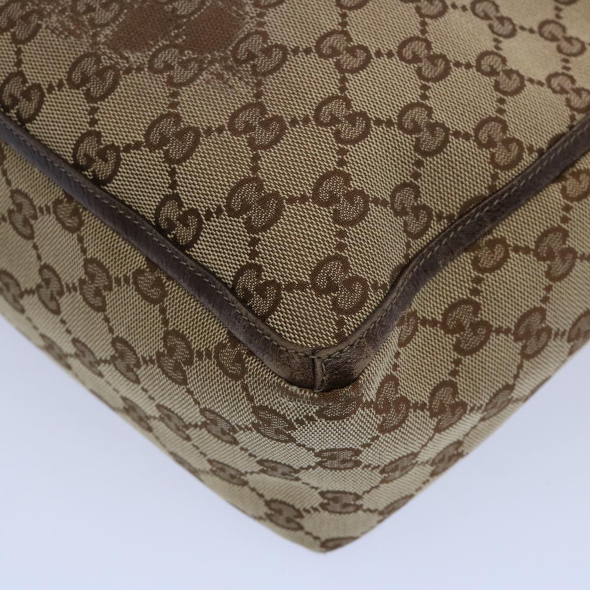 GUCCI GG Canvas Tote Bag Beige 146247 60800