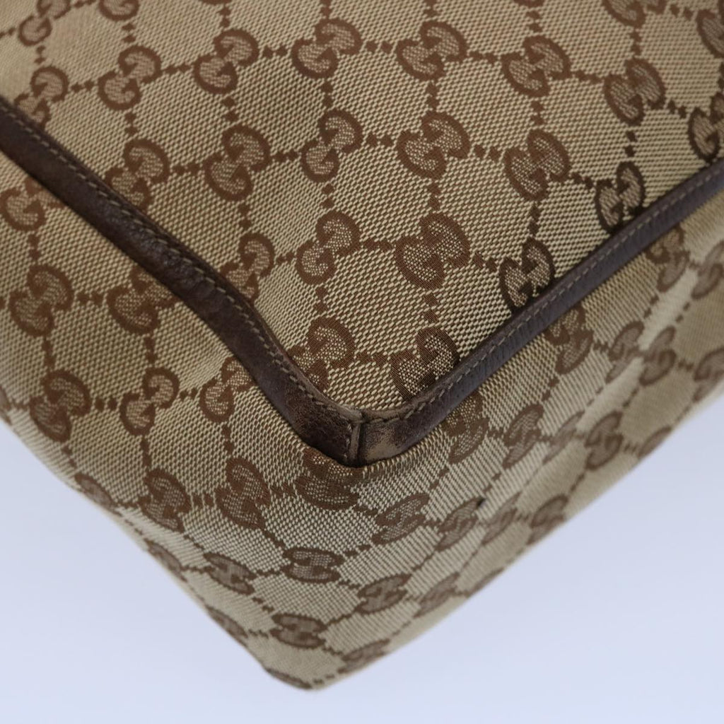 GUCCI GG Canvas Tote Bag Beige 146247 60800