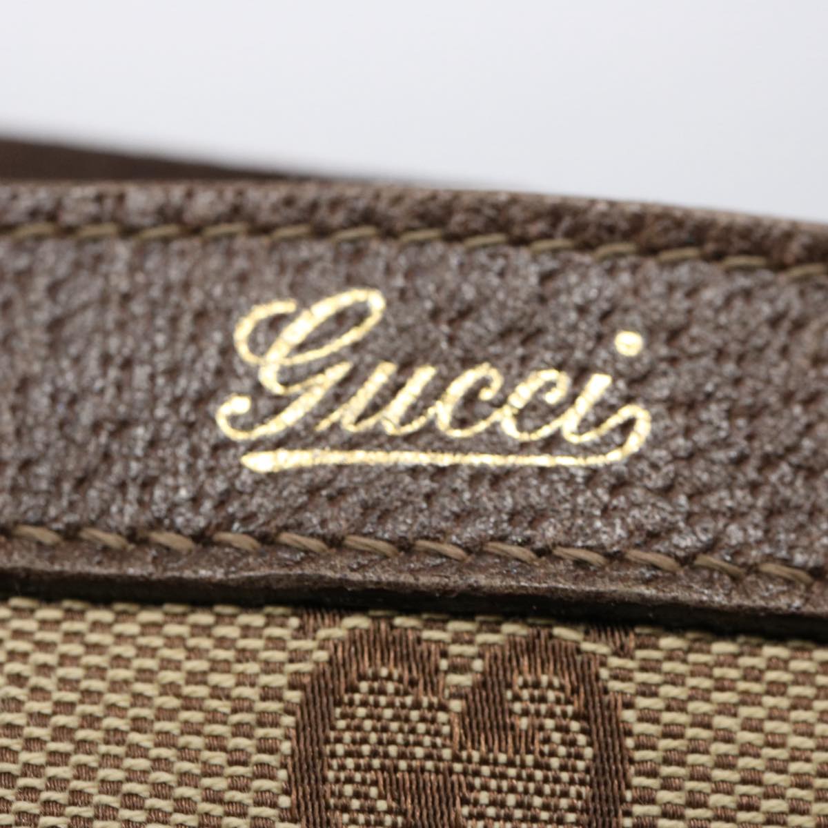 GUCCI GG Canvas Tote Bag Beige 146247 60800
