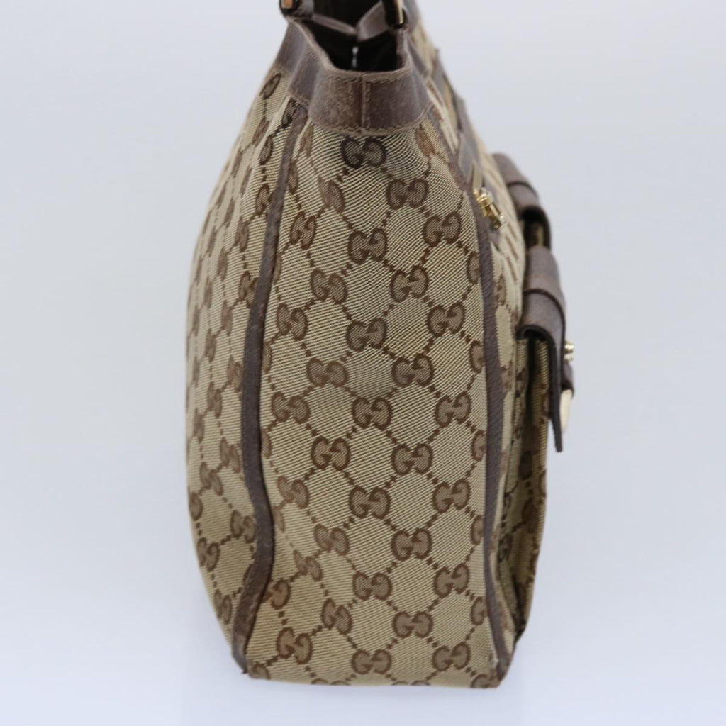 GUCCI GG Canvas Tote Bag Beige 146247 60800