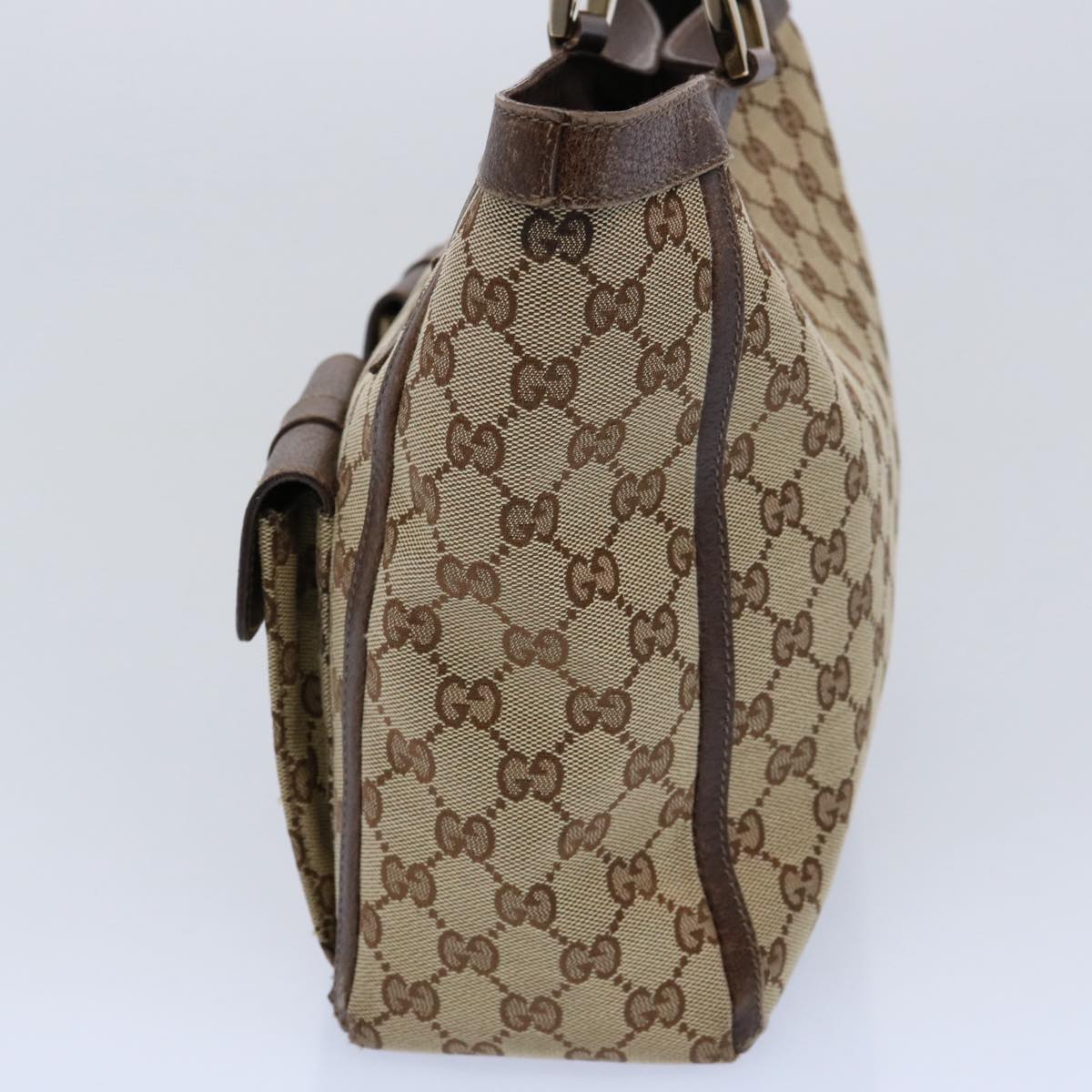 GUCCI GG Canvas Tote Bag Beige 146247 60800