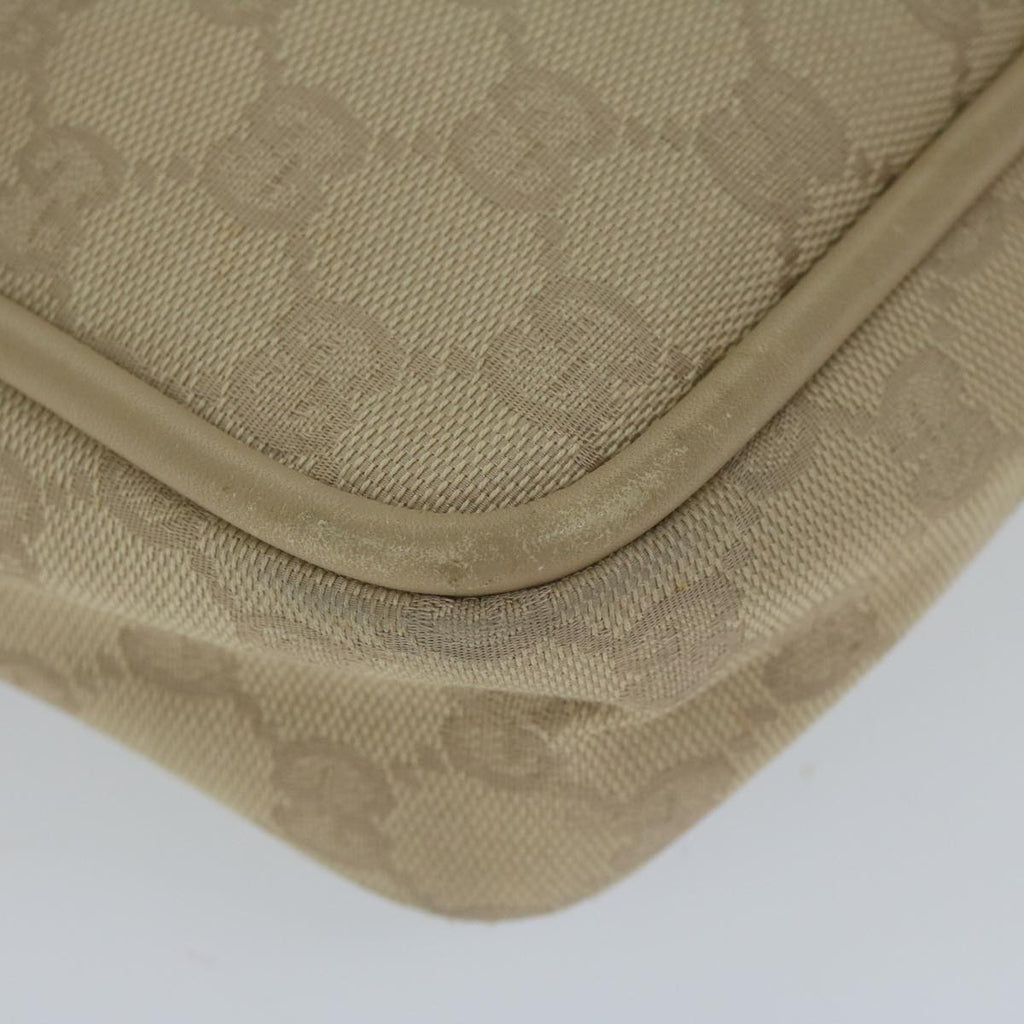 GUCCI GG Canvas Hand Bag Beige 92729 60882