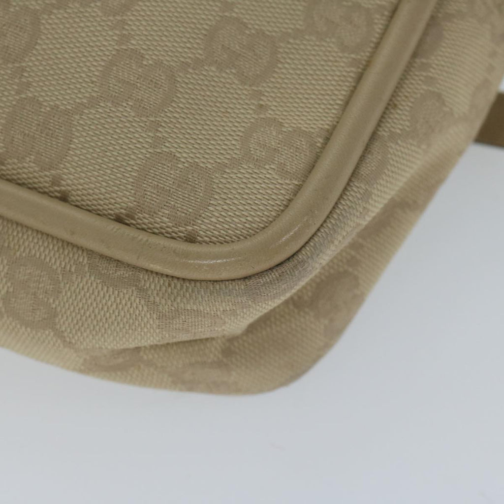 GUCCI GG Canvas Hand Bag Beige 92729 60882