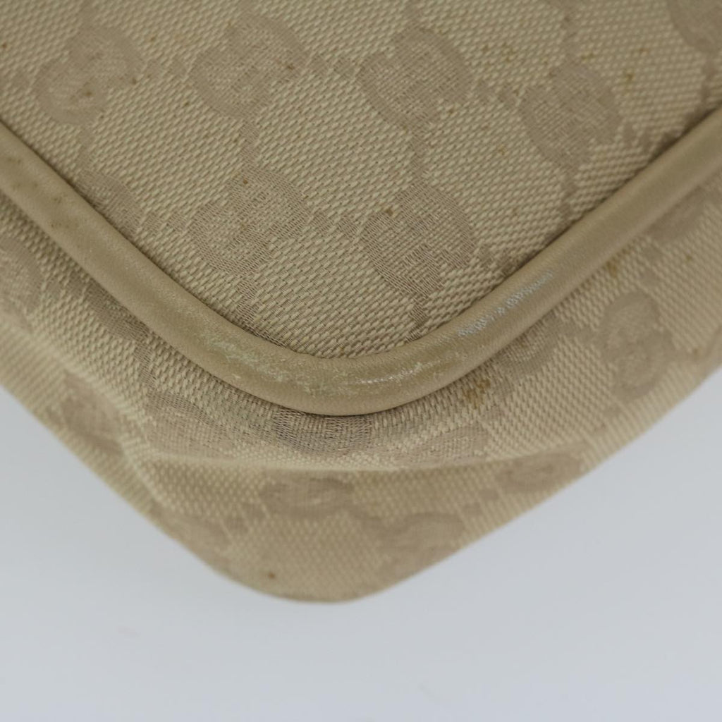 GUCCI GG Canvas Hand Bag Beige 92729 60882
