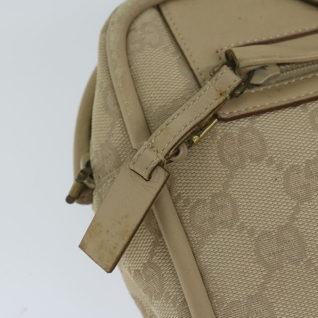 GUCCI GG Canvas Hand Bag Beige 92729 60882