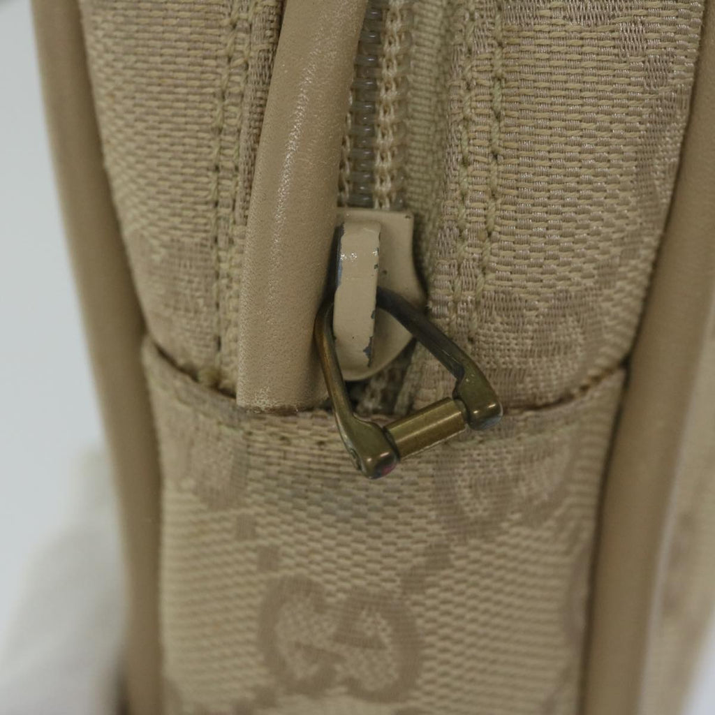 GUCCI GG Canvas Hand Bag Beige 92729 60882