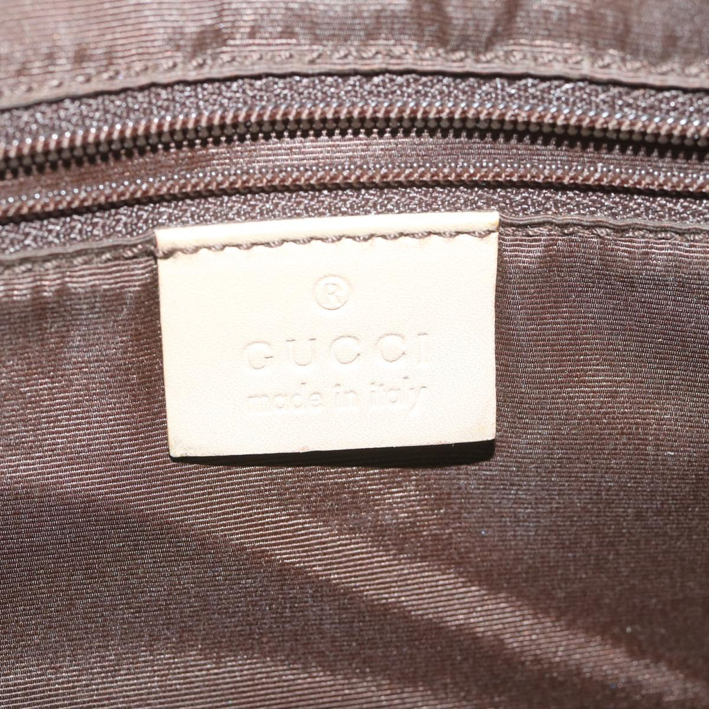GUCCI GG Canvas Hand Bag Beige 92729 60882