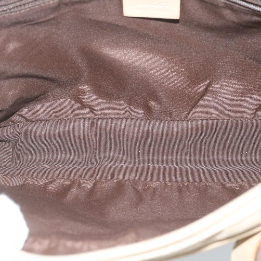 GUCCI GG Canvas Hand Bag Beige 92729 60882