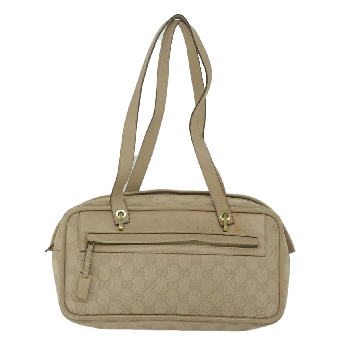 GUCCI GG Canvas Hand Bag Beige 92729 60882