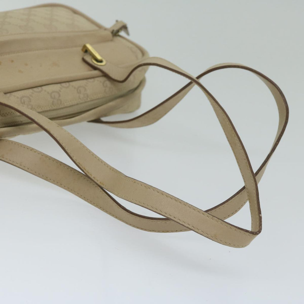 GUCCI GG Canvas Hand Bag Beige 92729 60882