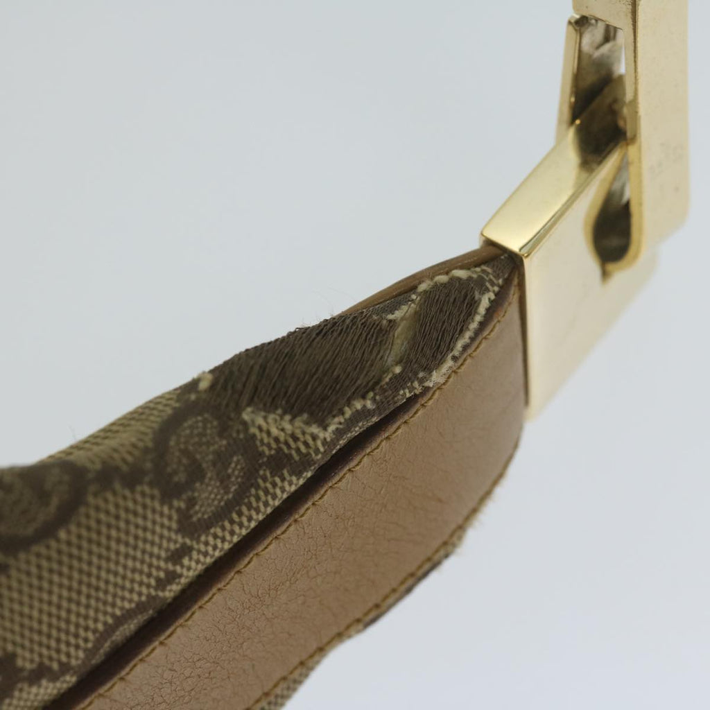 GUCCI GG Canvas Shoulder Bag Beige 001 3814 60888