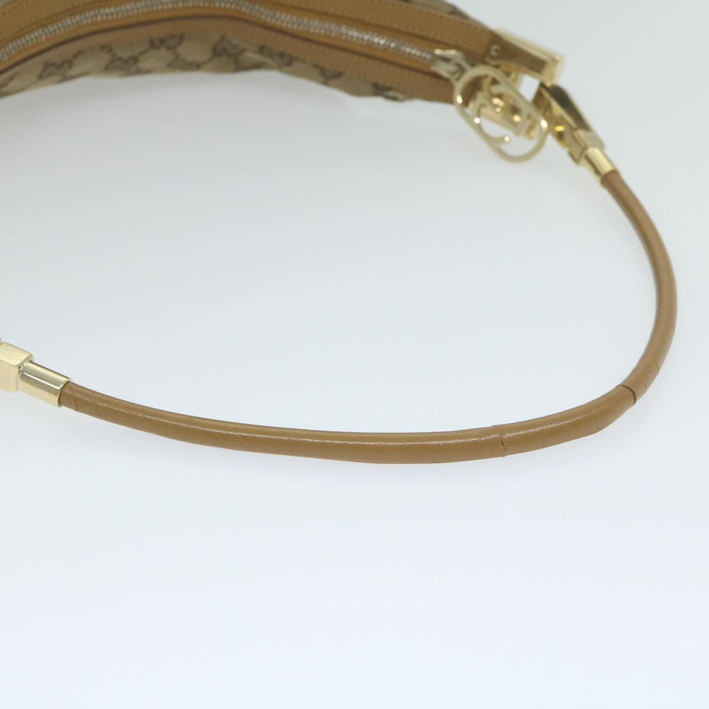 GUCCI GG Canvas Shoulder Bag Beige 001 3814 60888