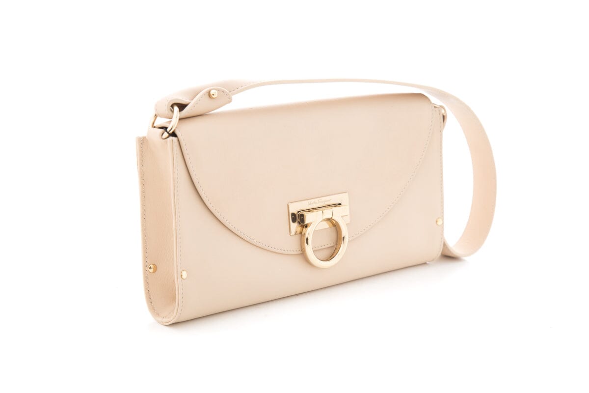 Salvatore Ferragamo Monica Gancini Shoulder Handbag