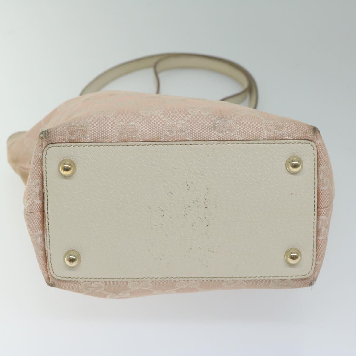 GUCCI GG Canvas Tote Bag Pink 120840 60919