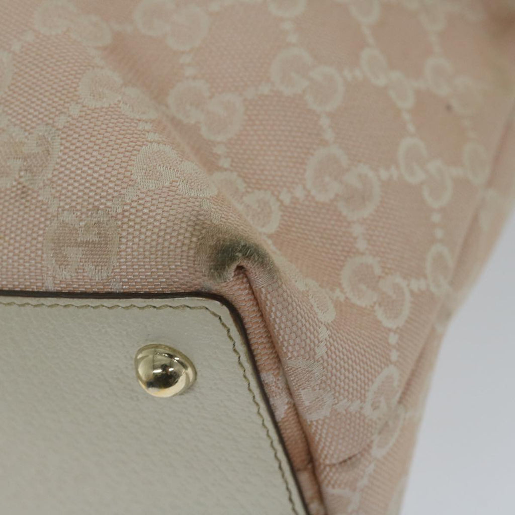 GUCCI GG Canvas Tote Bag Pink 120840 60919