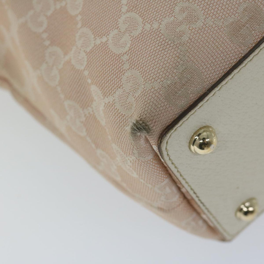 GUCCI GG Canvas Tote Bag Pink 120840 60919