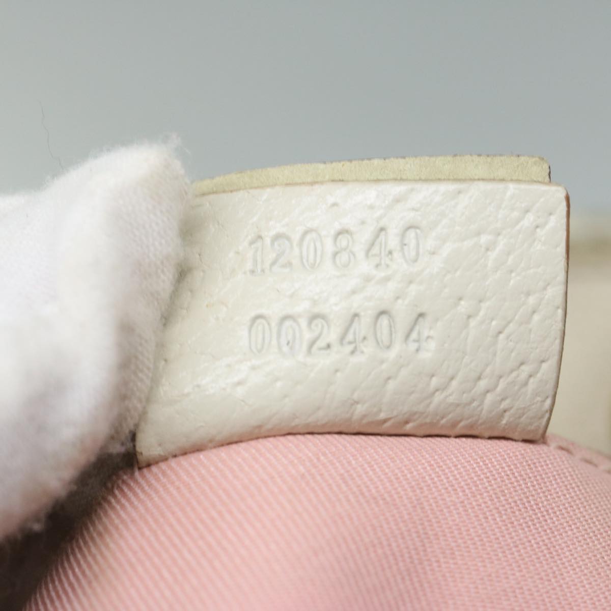 GUCCI GG Canvas Tote Bag Pink 120840 60919