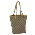 GUCCI GG Canvas Tote Bag Beige 002 1099 60920