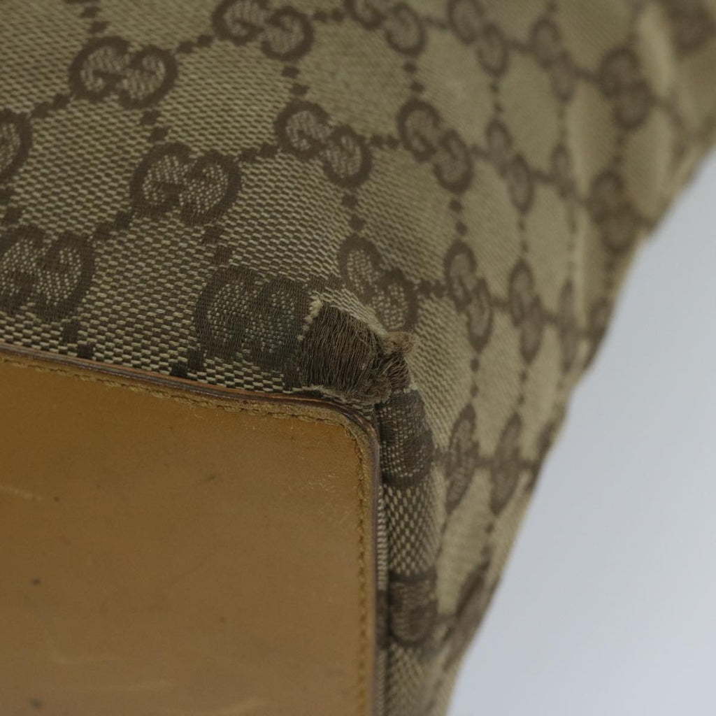 GUCCI GG Canvas Tote Bag Beige 002 1099 60920