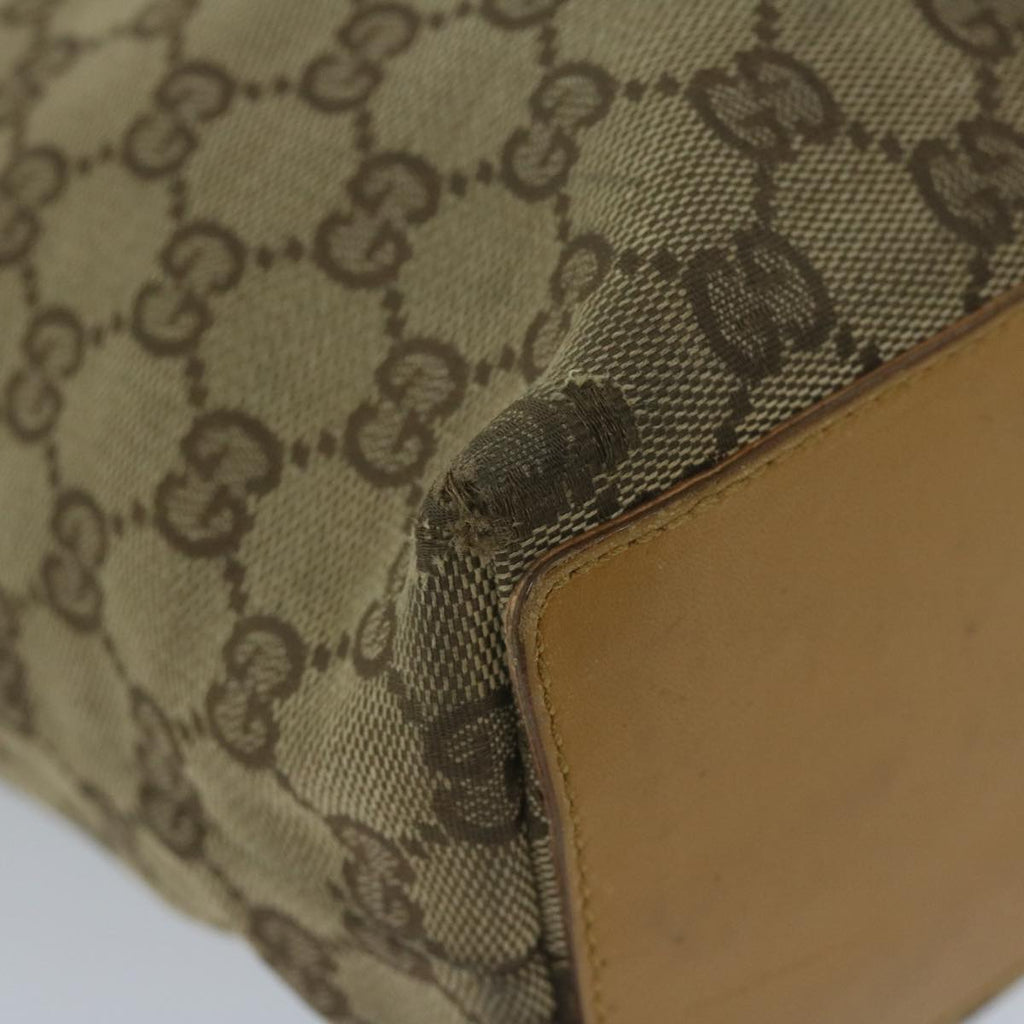 GUCCI GG Canvas Tote Bag Beige 002 1099 60920