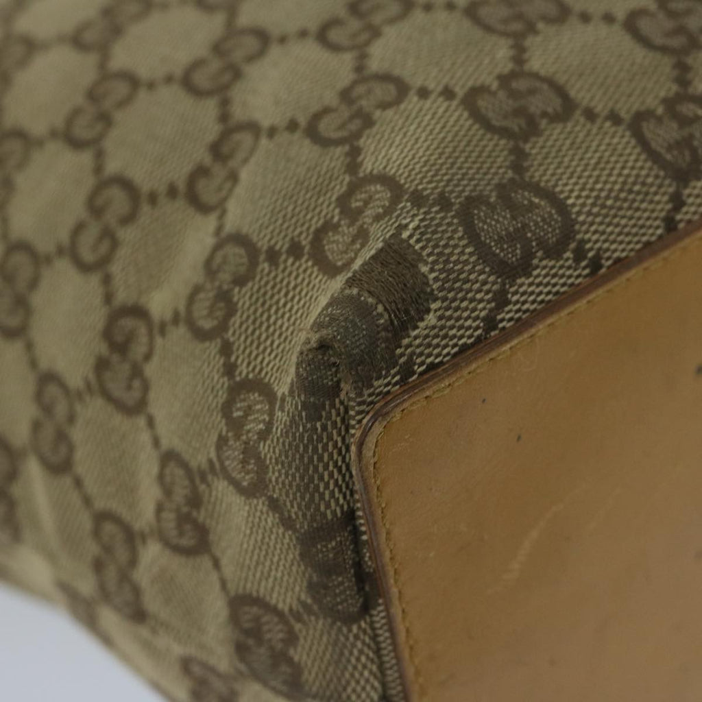 GUCCI GG Canvas Tote Bag Beige 002 1099 60920