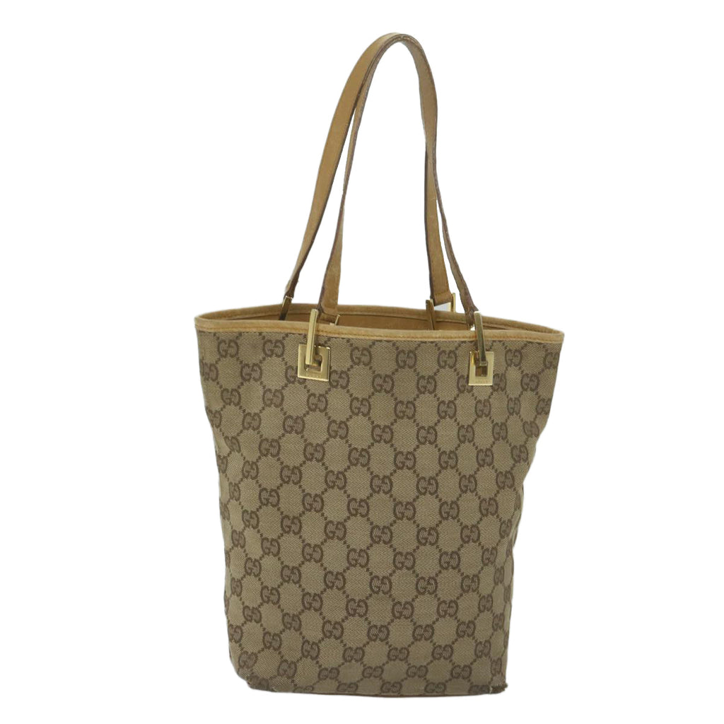GUCCI GG Canvas Tote Bag Beige 002 1099 60920