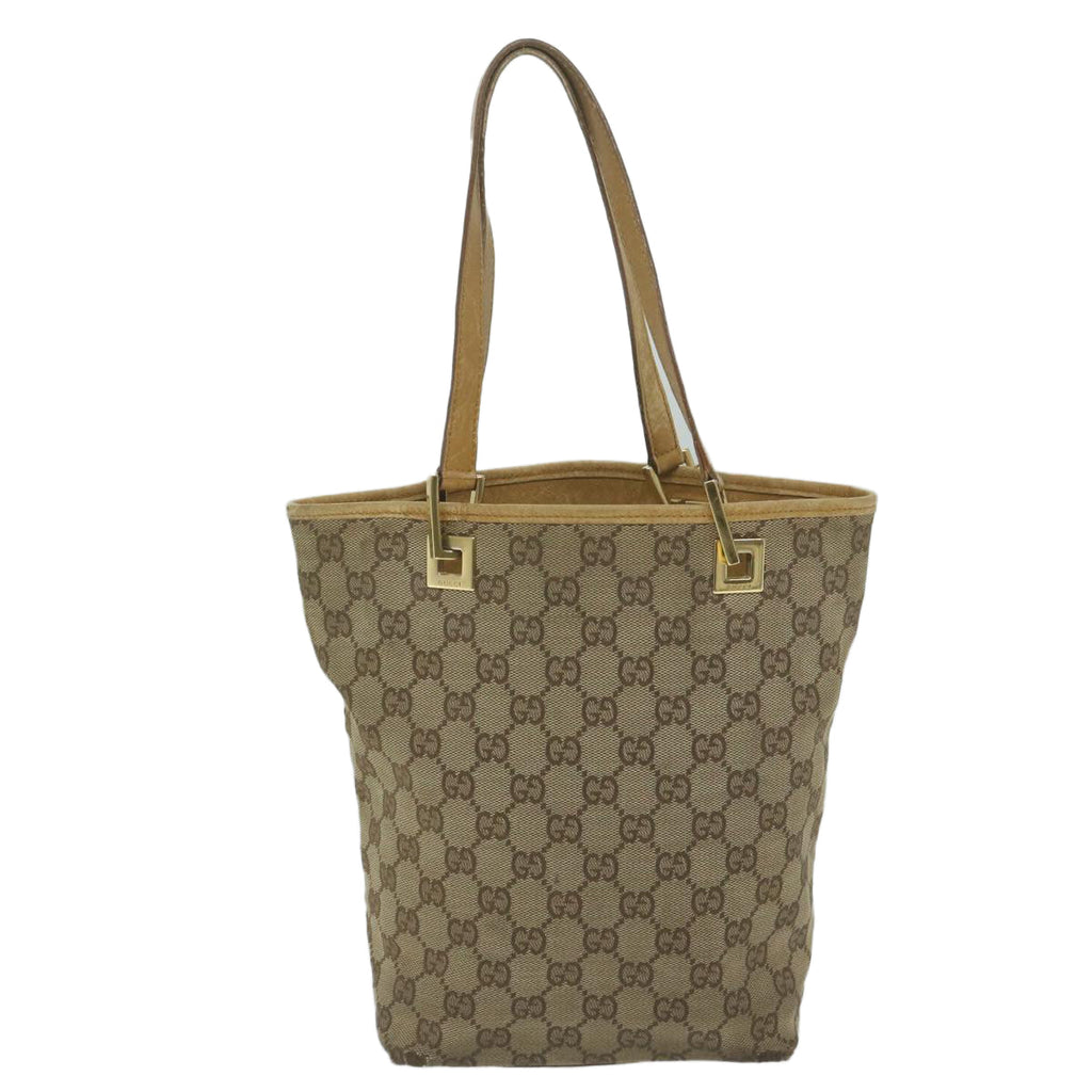 GUCCI GG Canvas Tote Bag Beige 002 1099 60920