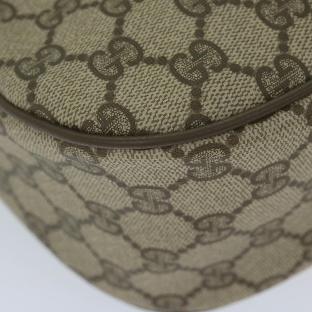 GUCCI GG Canvas Web Sherry Line Shoulder Bag PVC Beige Green Red 60976