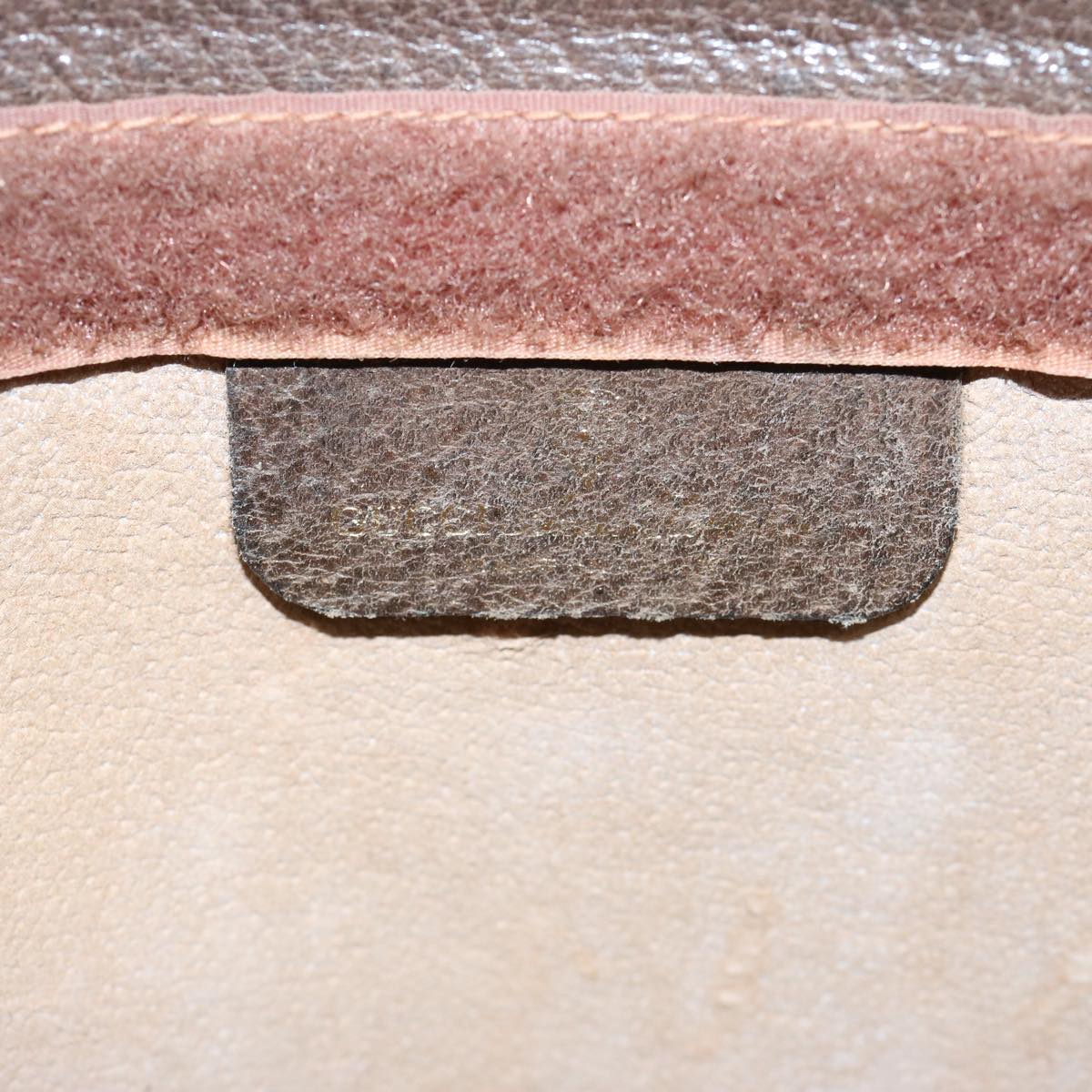GUCCI GG Canvas Web Sherry Line Clutch Bag PVC Beige Green Red 60982
