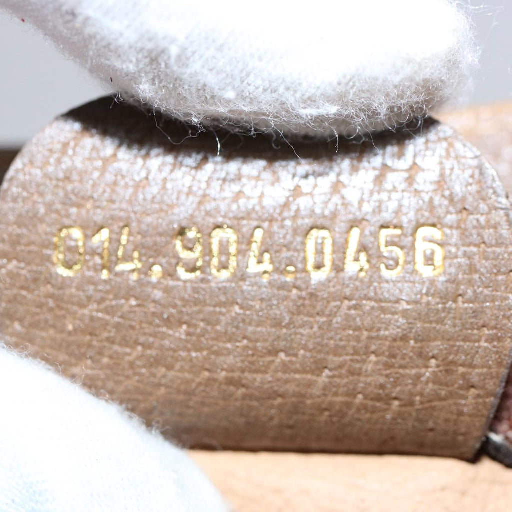 GUCCI GG Canvas Clutch Bag PVC Beige 60984